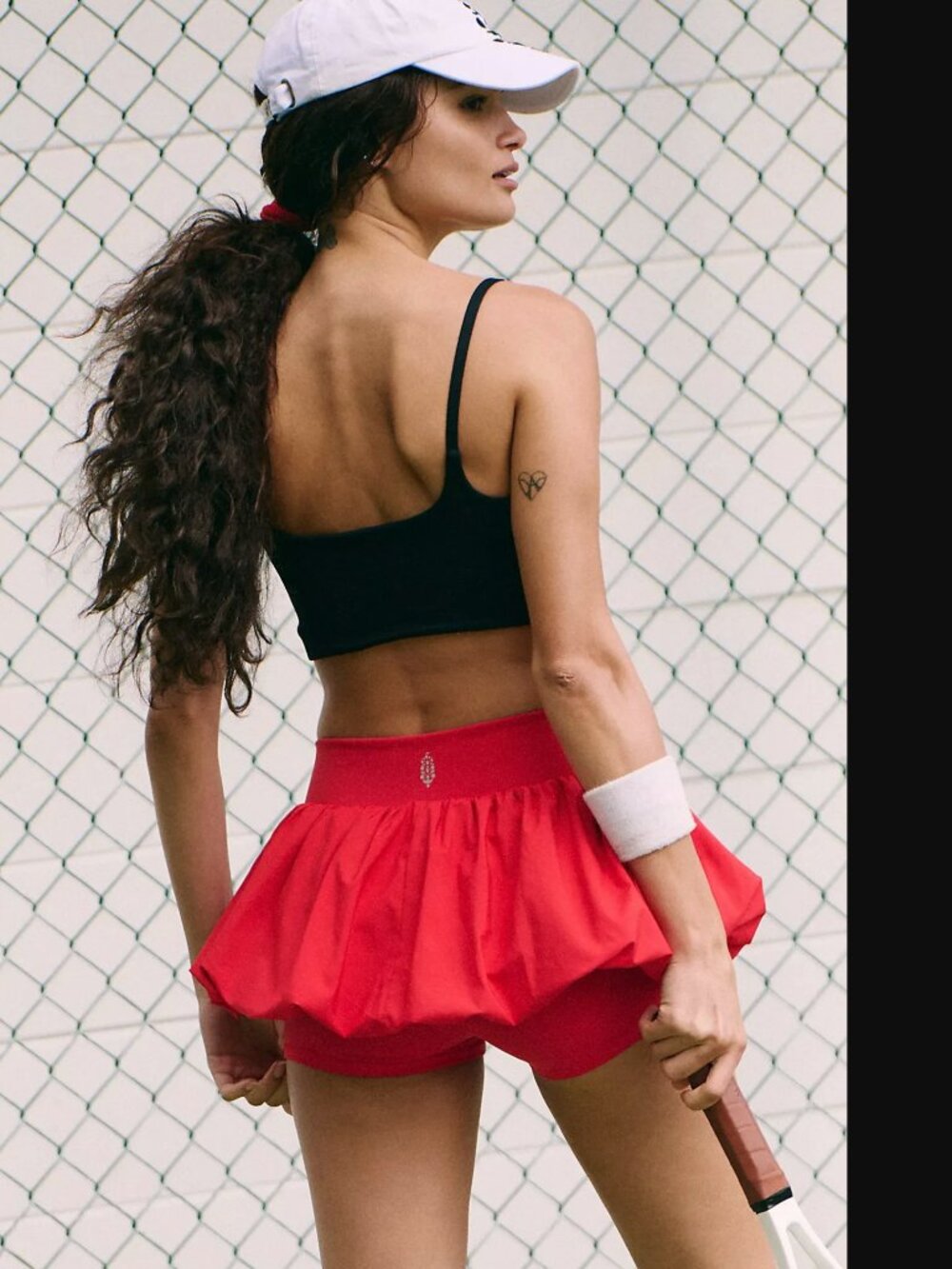 FP Movement by Free People Red Athletic Skort